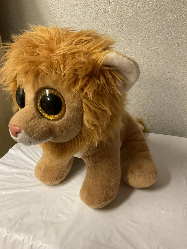 Ty Beanie Baby Louie Lion Beanie Boo Peluche León 2017 Foto 2 de 4