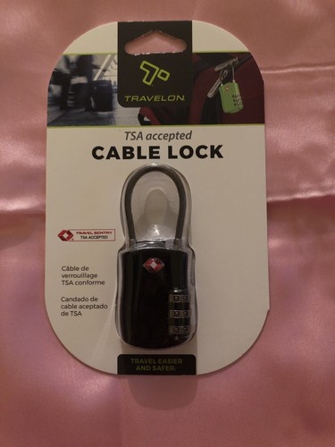 NEW Travelon Cable Lock TSA Accepted 3 
