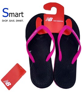 NEW SIZES 6-9 WOMEN New Balance Thong Slippers Sandals Flip Flops Black Pink NB | eBay