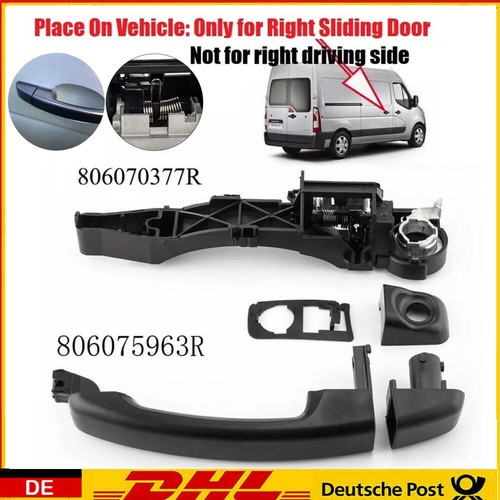 Rechts Seite Schiebetür Griff Griff Halter Für Renault Master MK3 Opel Movano DE
