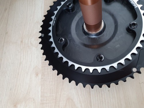 NEW Vision metron TT 54/42 170mm 386evo aero carbon chainset crankset time trial - Picture 11 of 11