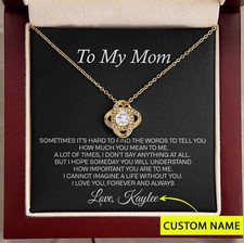 My Mom Necklace, Gift From Daughter Son, Mom Jewelry Birthday Mother's Day Gifts