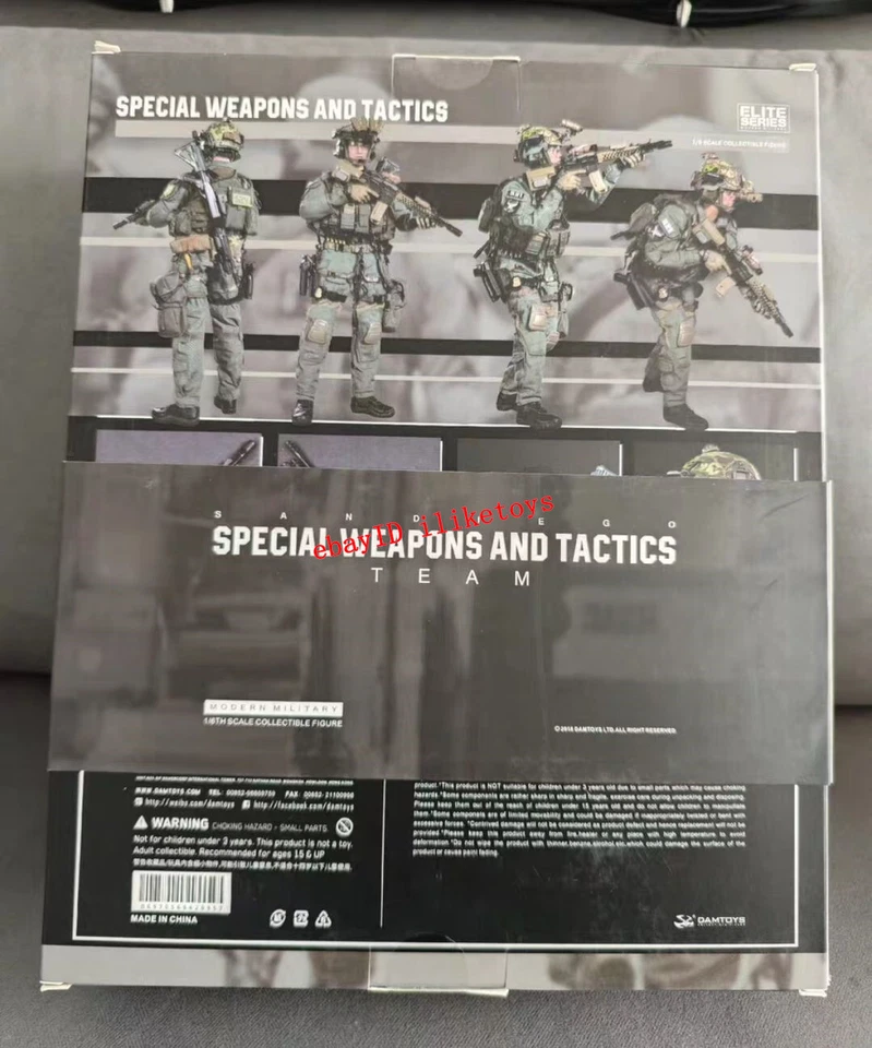 Figura de acción modelo soldado equipo armas y tácticas especiales DAMTOYS escala 1/6 Foto 2 de 4