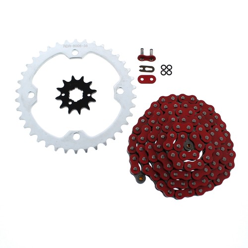 Chain & Sprockets for Yamaha YFM350 350 Raptor 2012 2013 Red 98L ORing