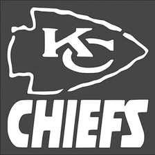 5x5 Inch KC Chiefs Custom Stencil – Sports, Football, Reusable, Mylar plastic