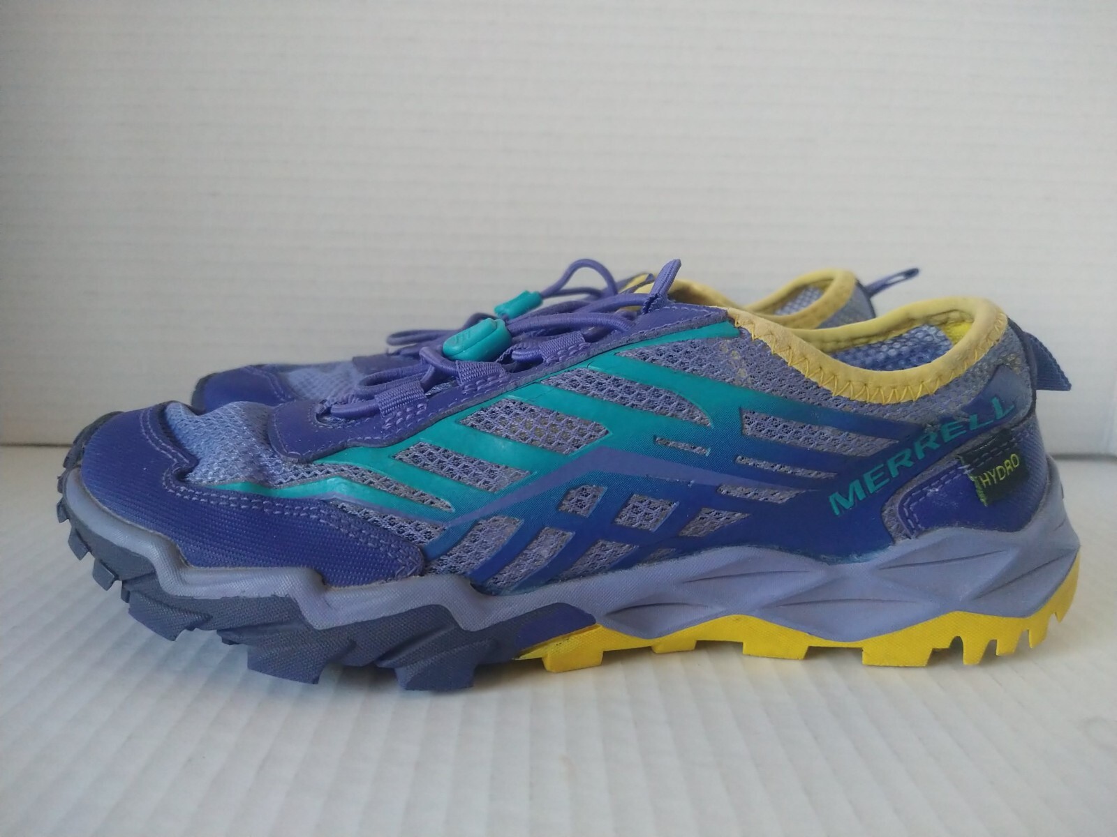 Sneaker con stringhe Merrell Hydro Run bambini 4M viola rete da trail running