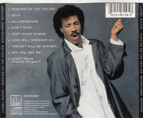 Lionel Richie - Dancing on the Ceiling CD 1986 MOTOWN EARLY GERMAN PRESS - Picture 4 of 4