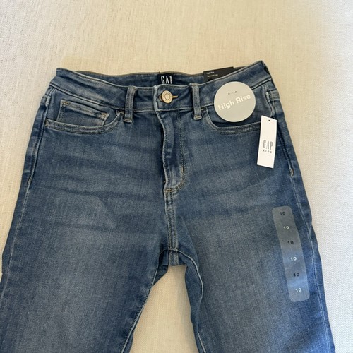 NEW!! GAP Kids Girls Stretch High Rise Jegging Skinny Jeans Size 10 - Picture 2 of 4