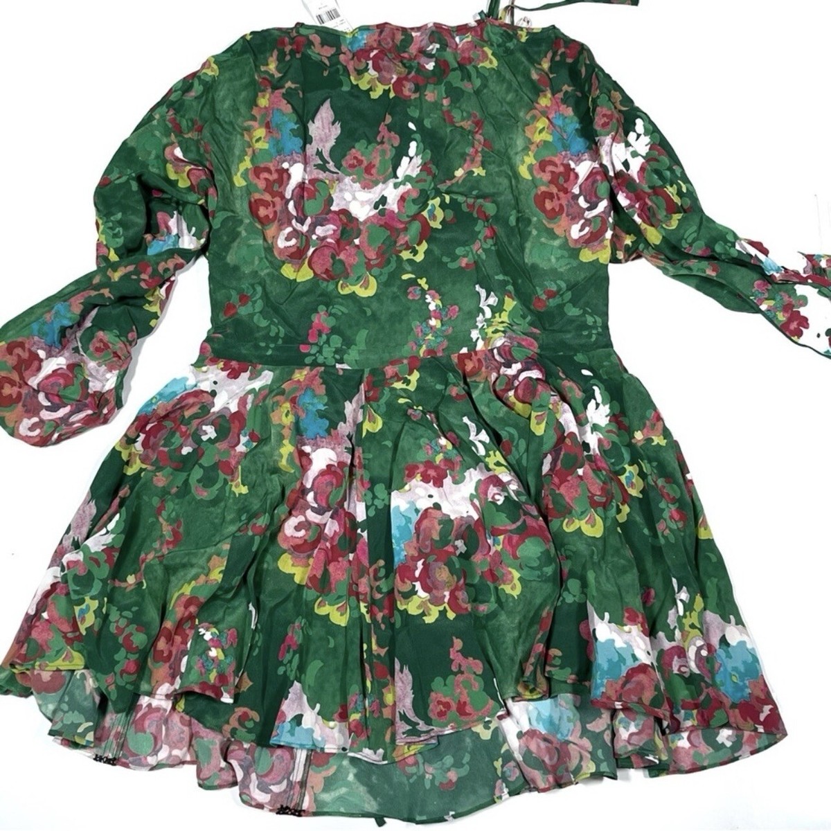 $550 Manning Cartell Semi Sheer Silk Dress Women Size 0 Fits Small Floral Green | eBay $550 Manning Cartell Semi Sheer Silk Dress Women Size 0 Fits Small Floral Green | eBay