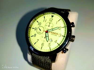 Armbanduhr Xinew/Angelnuhr/ Wandern/Farbe: Grün-Schwarz /Japan /Stahl/ 3 ATM /.