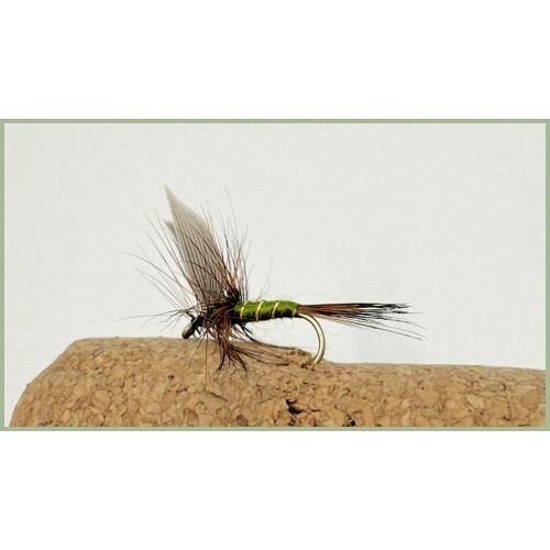 16 Small Hook Dry Flies - Greenwell, Alder and Black and Peacock - Picture 4 of 5
