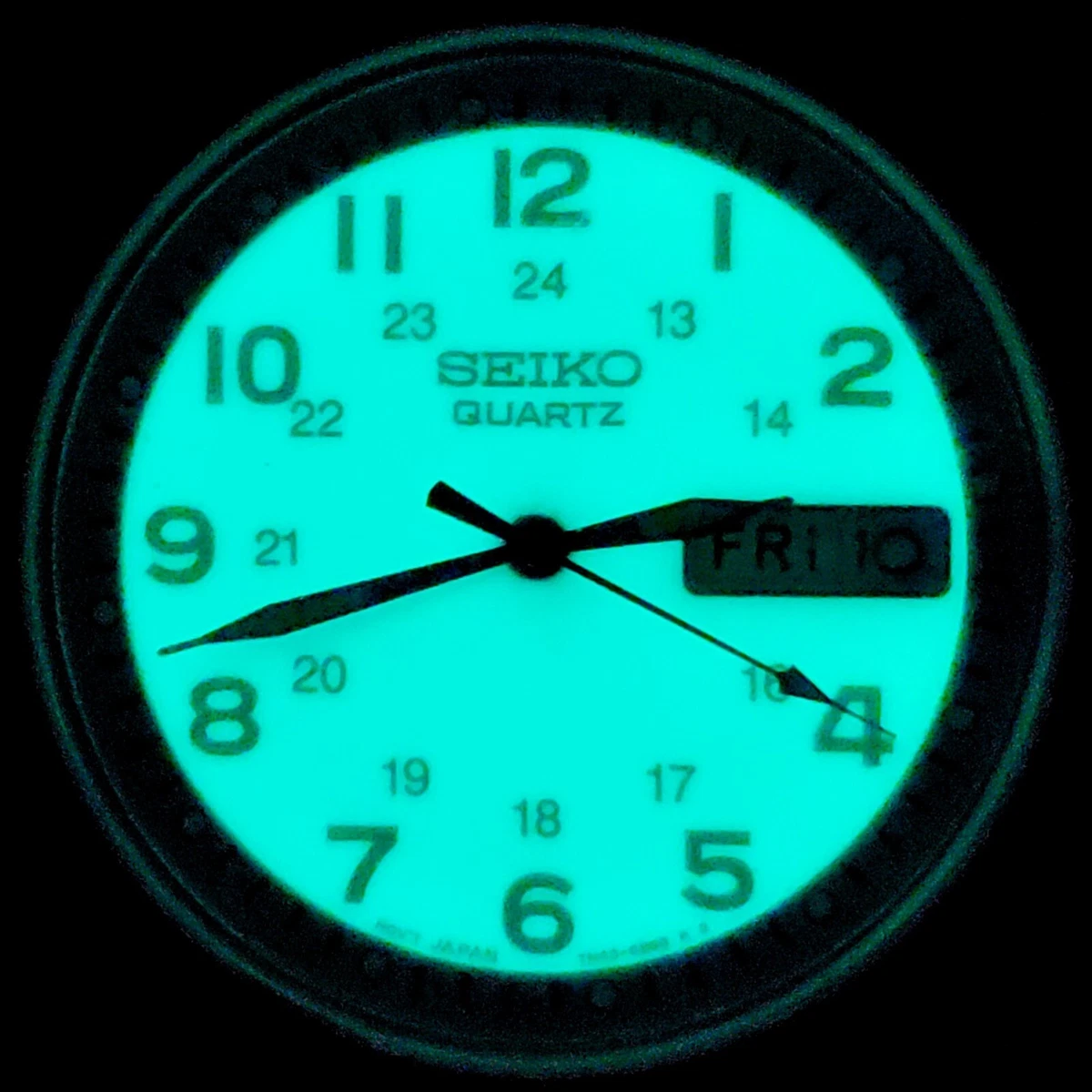 Seiko luminous dial clearance