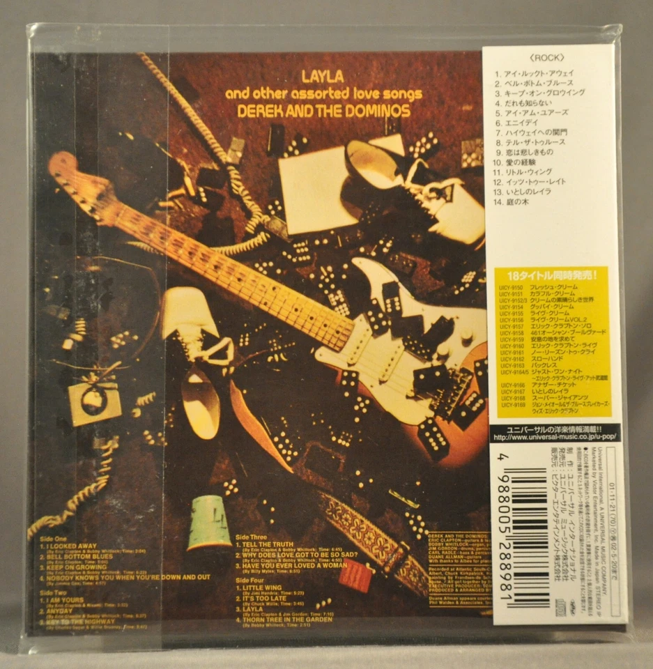 Derek & The DOMINOS Layla Eric CLAPTON Orig. 2001 JAPAN Mini LP CD UICY-9167 NEW - Image 2 of 4