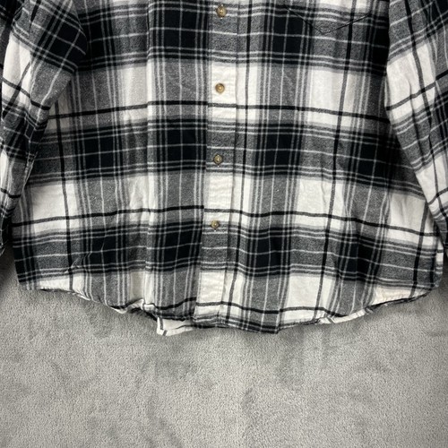 Vintage Chaps Shirt Mens 2XL Multicolor Plaid Flannel Designer Preppy Camp Hike - Picture 4 of 14