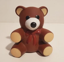VINTAGE 1985 ROSS LABORATORIES SIMILAC BABY FORMULA VINYL TEDDY BEAR BATH TOY