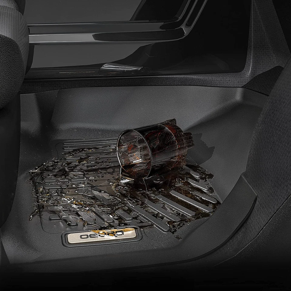 OEDRO Floor Mats Liners for 2021-2025 Ford Bronco Sport TPE All-Weather 3D Mold Foto 3 de 4