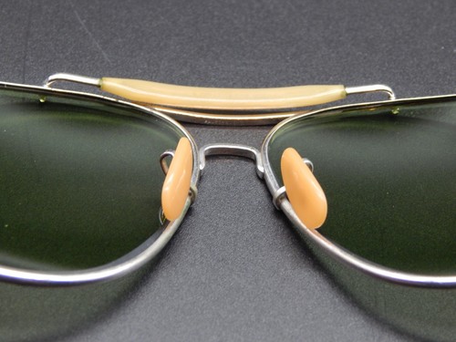 Pre Ray-Ban USA Vintage Aviator WWII Bausch & Lomb Army Navy Sunglasses - Picture 9 of 14
