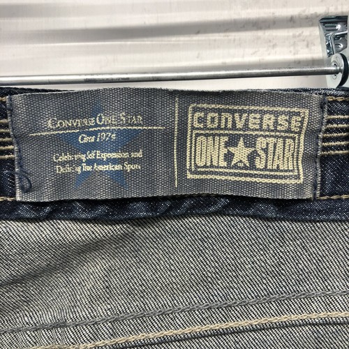 Converse Women's Straight Leg One Star Denim Jeans Size 10 C - Picture 7 of 8