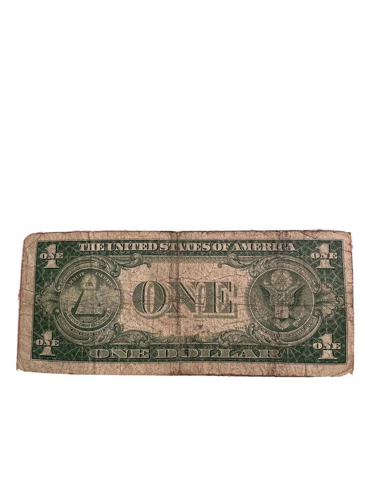 1935  $1 DOLLAR BILL SILVER CERTIFICATE BLUE SEAL NOTE (Fine) - Image 2 of 2