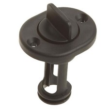 Retained Screw Type Nylon Drain Plug for Boats - Fits 1 Inch Diameter Hole 2 PCS