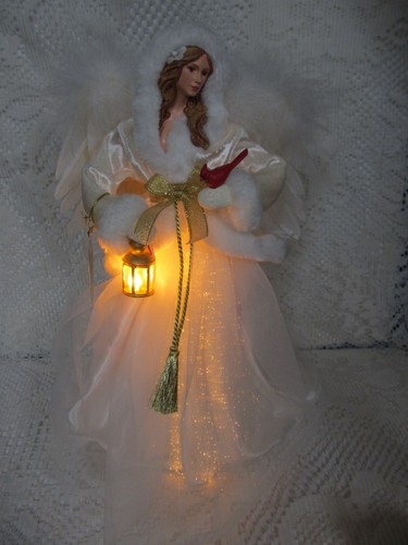 Silent Night Illuminated Musical Angel Bradford Exchange A2902 - Picture 6 of 11