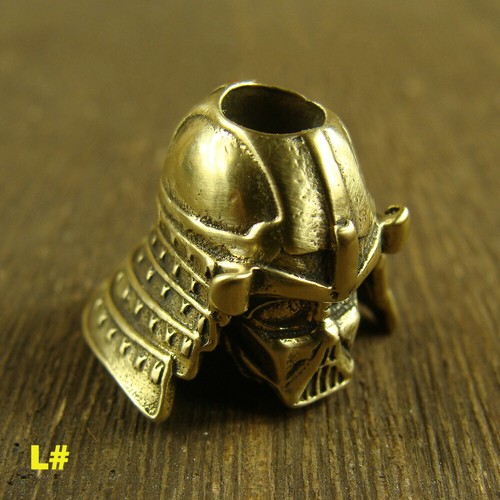 16 styles Solid Brass " helmet " shaped paracord bead lanyard beads knife tool - Picture 28 of 32