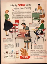 1952 Vintage ad Cosco Household Stools Chairs Utility Tables art   02/29/24