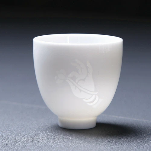Dehua Weiß China Porzellan Teetasse Meister Tassen Tee Kreativ Kung Fu Teetassen - Bild 11 von 18