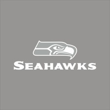 Seattle Seahawks 8 NFL Team Logo 1 Color Vinyl Decal Sticker Window Car Wall