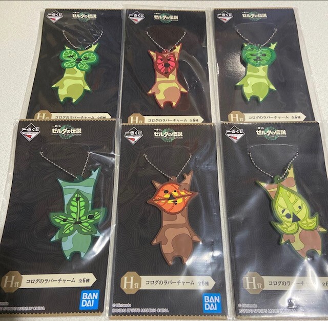 The Legend of Zelda Korok rubber charm 6 types complete Tears of