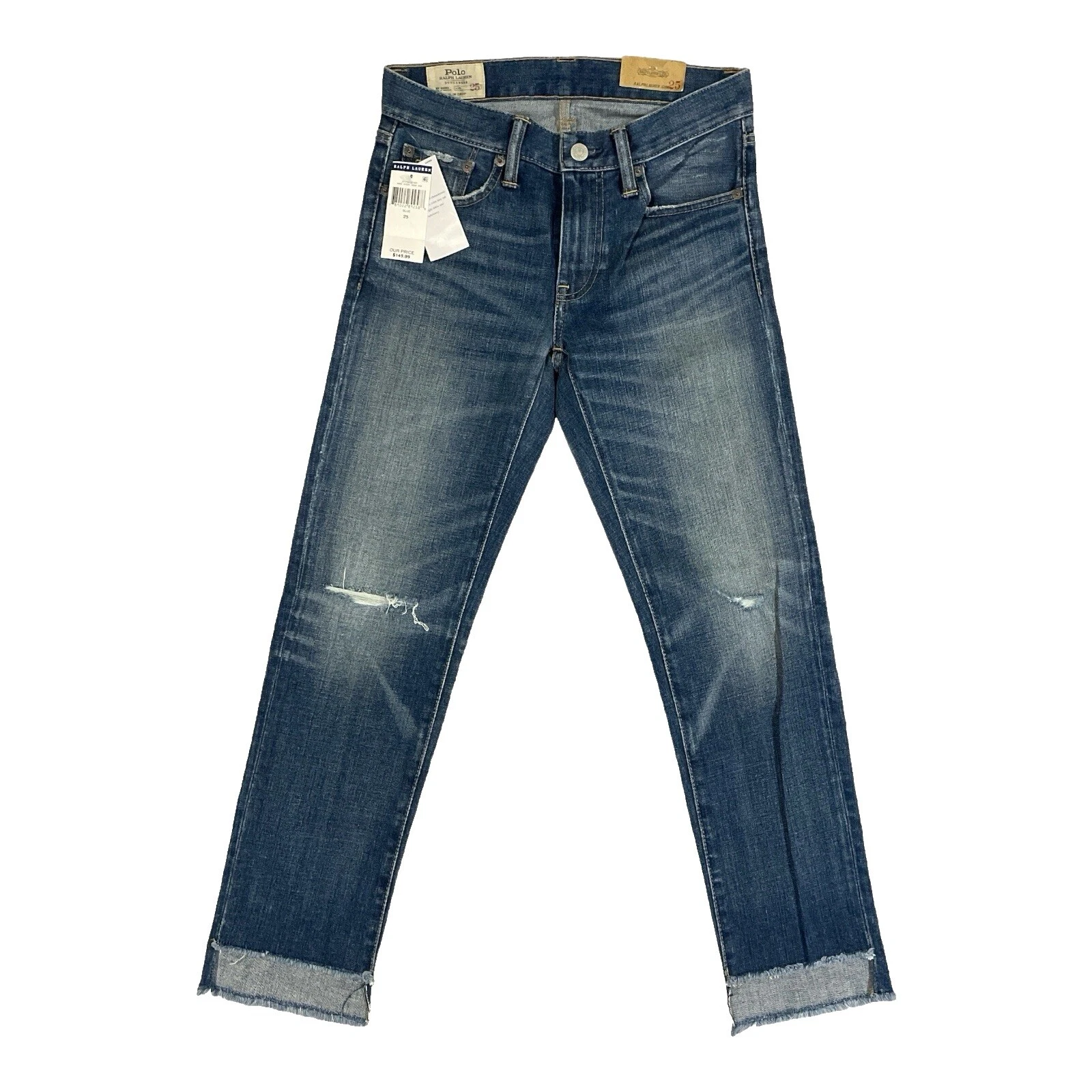 Calça Jeans Cropped para mulheres Ralph Lauren