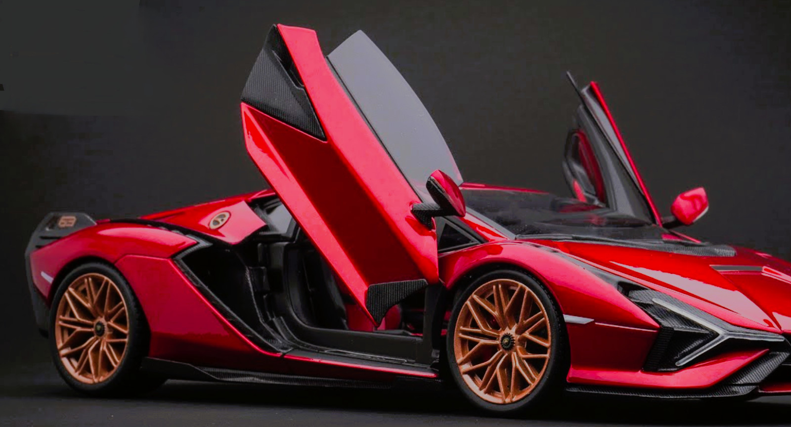 Lamborghini Race Car Hypercar w/Orig. Wheels Rims Custom Built1:18SCALE MODEL