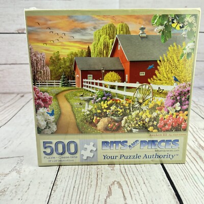 Bits and Pieces 500 Piece Jigsaw Puzzle Awaken III Farm Scene by Alan Giana