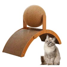 2 in 1 Interactive Rabbit Toy Indoor Scratching Cardboard with Sisal Rope Ball