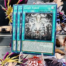 3x Yugioh Playset Light Force Suda-en053 Common 1st Ed Near Mint