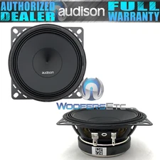 AUDISON AP4 PRIMA 4" MIDBASS 120W 4-OHM CAR AUDIO SPEAKERS PAIR NEW