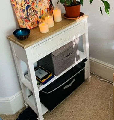 Slim Hallway Console Table Hall Entryway Living Room Furniture Narrow Vintage