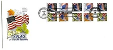 4782a-85a (4785e), Flag for All Seasons, SSP, pane of 10, ArtCraft, FDC 