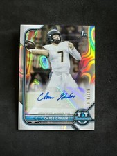 2022 BOWMAN CHROME U CHASE GARBERS REFRACTOR ROOKIE AUTO LAVA /199  SP RAIDERS