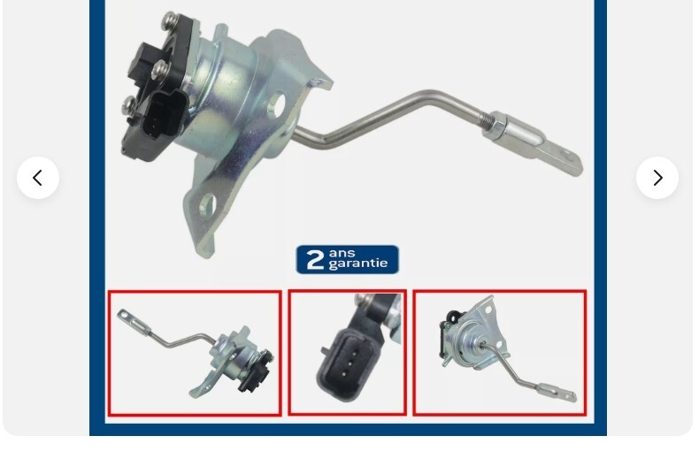 Wastegate de turbo Peugeot 207 308 HDI élimine le code défaut surpression 0375Q9