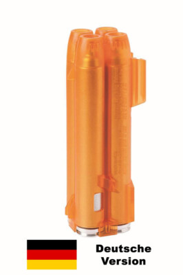 PIEXON Ersatzmagazin für JPX6 Jet Protector Pfefferspraypistole Magazin 4 Schuss