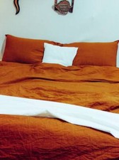 Linen 100 Tobacco Sheet 1 Flat Sheet  1 Fitted sheet  2 Pillowcases