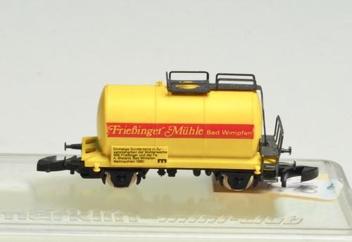 Märklin mini-club Tank Car Frießinger Mühle Very limited Sp Ed Fressinger