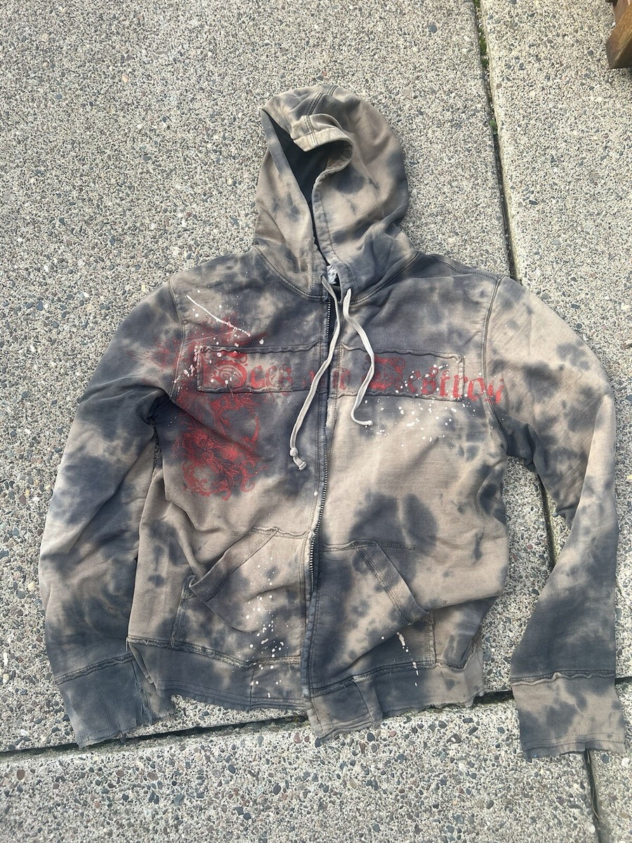 トップス - 00s archive damage zip hoodie Archive 00s Diesel