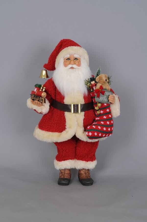 Karen Didion Originals Collectible The Train Santa cc16-135 Karen Didion Originals Collectible The Train Santa cc16-135