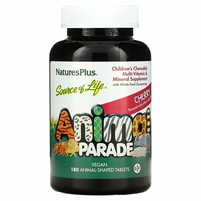 Nature's Plus, Kinder kaubares Multivitaminpräparat, Kirsche, 180 Tier