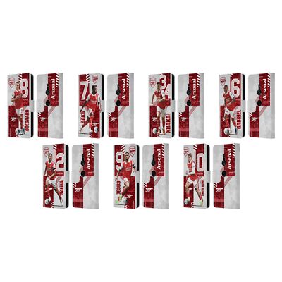OFFICIAL ARSENAL FC 2022/23 FIRST TEAM LEATHER BOOK CASE FOR SONY PHONES 1