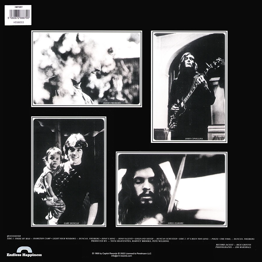 Quicksilver Messenger Service (1968) 12" VINYL RECORD LP 2023 •• NEW •• - Image 2 of 2