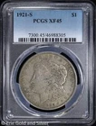 1921-S $1 Morgan Silver Dollar PCGS XF 45