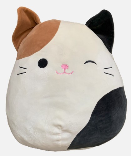 Peluche Squishmallow Cameron Cam il gatto Calico 16” OCCHIO AMMICCANTE RARO problema bersaglio - Foto 2 di 13